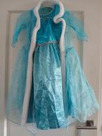 Prinsessenjurk Elsa Frozen Maat 110-116 met Cape, Ophalen of Verzenden