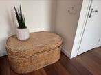 Opbergmand salontafel speelgoedmand riet rotan, Ophalen, Gebruikt, Rechthoekig, Riet