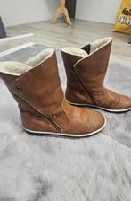 Bruine Lage Laarzen met Rits - Maat 39, Bruin, Lage of Enkellaarzen, Ophalen of Verzenden, Zo goed als nieuw
