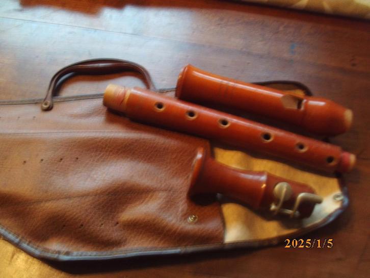 blokfluit Welton Student metalen drukknop houten li bruin, Muziek en Instrumenten, Blaasinstrumenten | Blokfluiten, Gebruikt, Overige typen