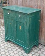 Antieke groene kast, commode, Ophalen