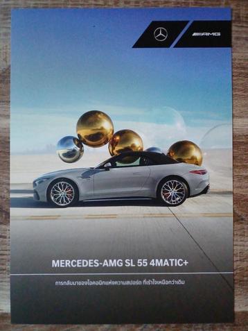 Mercedes AMG SL 55 4Matic+ leaflet uit Thailand  beschikbaar voor biedingen