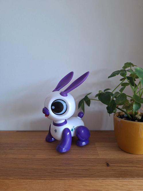 Paars robot konijn, Kinderen en Baby's, Speelgoed | Actiefiguren, Zo goed als nieuw, Ophalen of Verzenden
