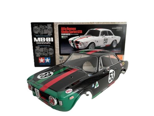 Tamiya Alfa Romeo Giulia Sprint GTA MB-01 1/10 body, Hobby en Vrije tijd, Modelbouw | Radiografisch | Auto's, Nieuw, Auto onroad