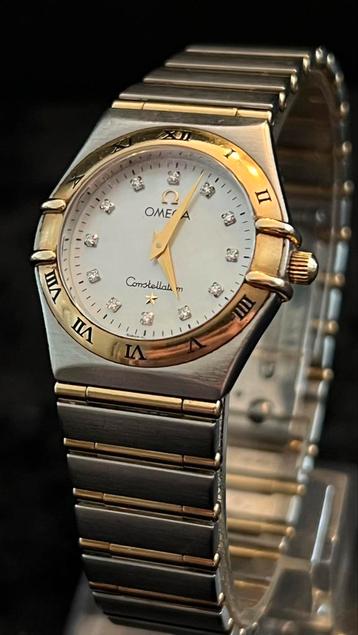 Omega Constellation Goud/SS dames medium Quartz beschikbaar voor biedingen