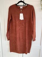 Vila, zacht gebreid jurkje (XS maar past mooier bij M) nieuw, Maat 38/40 (M), Bruin, Vila, Nieuw