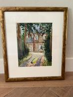 Originele aquarel niet gesigneerd, Antiek en Kunst, Kunst | Schilderijen | Klassiek, Ophalen of Verzenden