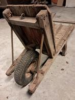 Vintage Houten Kruiwagen - Decoratief Tuinobject, Ophalen