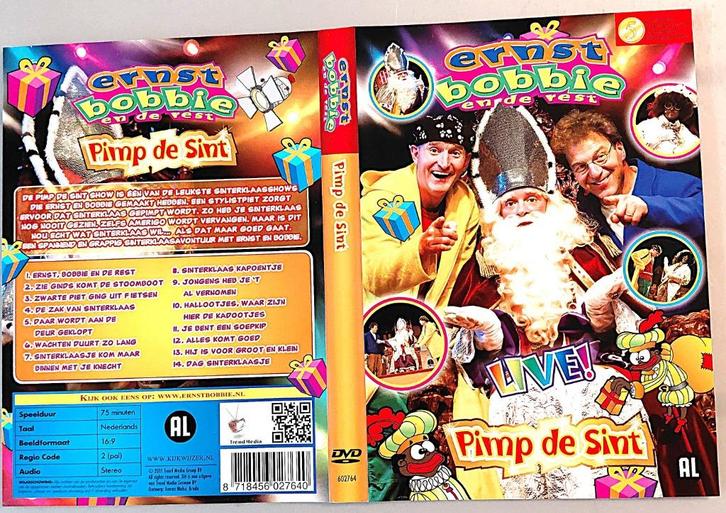 Ernst Bobbie Pimp de Sint 1810, Cd's en Dvd's, Dvd's | Kinderen en Jeugd, Gebruikt, Tv fictie, Avontuur, Alle leeftijden, Ophalen of Verzenden