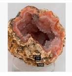 Edelsteen Roze amethist, mini geode, 4 x 4 x 4 cm, Verzamelen, Mineralen en Fossielen, Ophalen of Verzenden, Mineraal