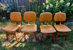 4 Vintage stoelen, Huis en Inrichting, Stoelen, Ophalen, Zo goed als nieuw, Overige kleuren, Twee