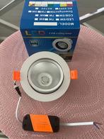 Partij led inbouw spot 6000K 12watt 300x, Ophalen, Metaal of Aluminium, Downlight, Zo goed als nieuw