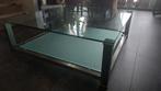 Salontafel gratis afhalen, Huis en Inrichting, Tafels | Salontafels, Ophalen, Vierkant, Zo goed als nieuw, Glas