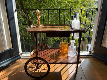 Vintage Serveerwagen - Bar Cart - Drankenkar beschikbaar voor biedingen