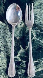 Christofle Rubans serveer vork en lepel, Antiek en Kunst, Ophalen