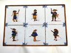 Bijzettafeltje met tegeltableau van soldaten 6 tegels tafel, Antiek en Kunst, Ophalen of Verzenden