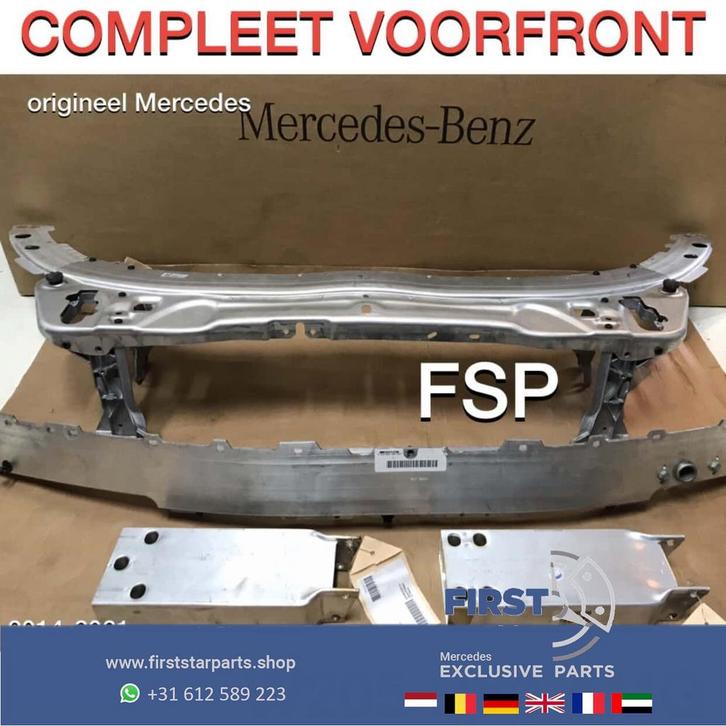W205 C205 S205 C63 AMG VOORFRONT COMPLEET FRONT Mercedes C K, Auto-onderdelen, Carrosserie en Plaatwerk, Bumper, Mercedes-Benz