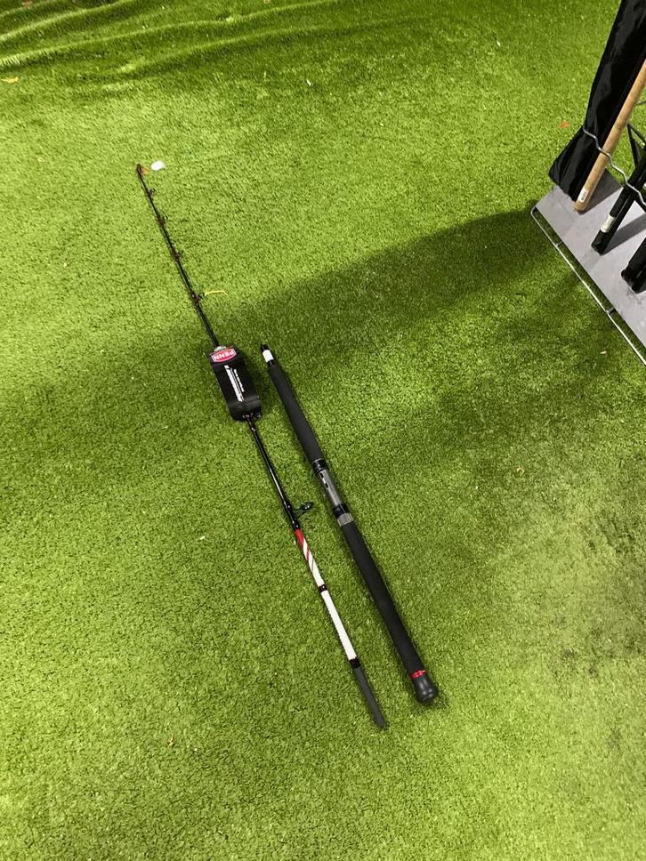 Nieuwe Penn Squadron II Vertical hengel, 1.90m 50-150 gr, Watersport en Boten, Hengelsport | Zeevissen, Nieuw, Werphengel, Ophalen of Verzenden