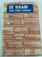DE NAAM VAN ONZE STRAAT J.A. WIERSMA, Ophalen of Verzenden, Zo goed als nieuw, J.A. WIERSMA