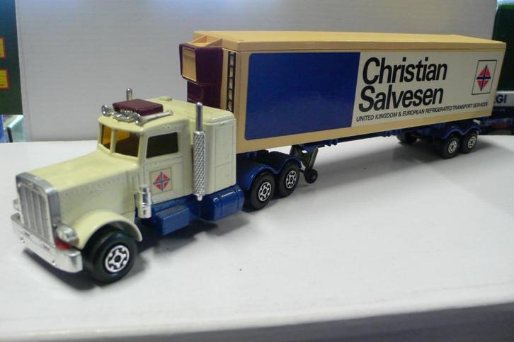 peterbuilt christiaan salvesen- matchbox  1/50, Hobby en Vrije tijd, Modelauto's | 1:50, Gebruikt, Auto, Overige merken, Verzenden