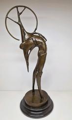 Modern abstract bronzen sculptuur Sagittarius, U. Boccioni., Antiek en Kunst, Ophalen of Verzenden