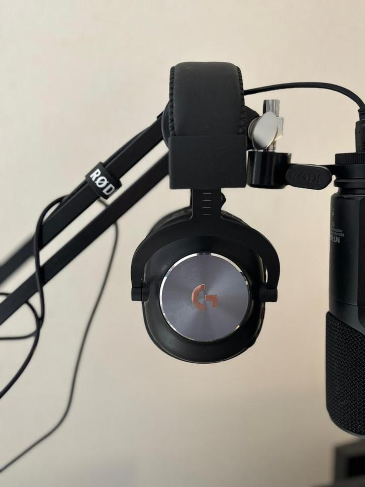 Logitech G Pro X Wireless | Lightspeed | Volledig compleet, Computers en Software, Headsets, Zo goed als nieuw, Over-ear, Draadloos