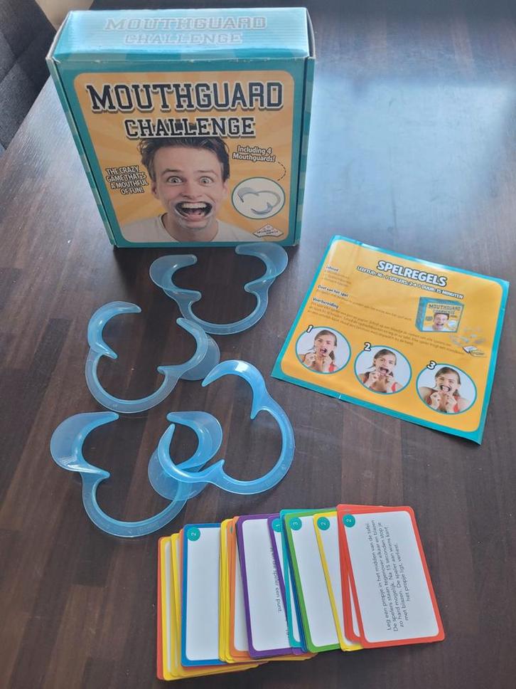Mouthgard challenge, Hobby en Vrije tijd, Gezelschapsspellen | Overige, Zo goed als nieuw, Ophalen of Verzenden