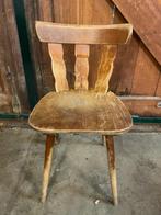 Houten stoel, Vintage stoel, caféstoel, Huis en Inrichting, Stoelen, Gebruikt, Ophalen of Verzenden, Bruin, Eén