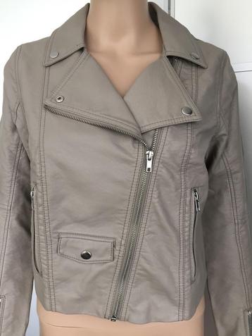 B1348 imitatie-leren jasje/jack bikerjasje blazer Maat: 36=S beschikbaar voor biedingen