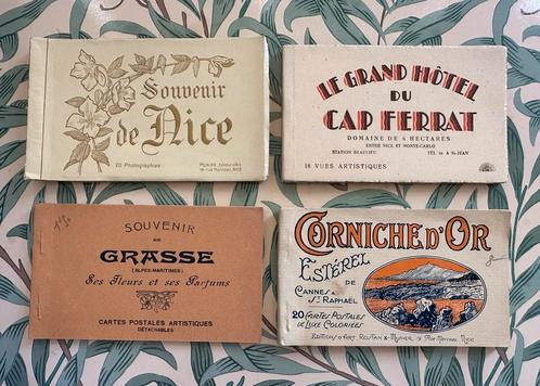 Vintage boekje ansichtkaarten Nice Esterel Grasse Cap Ferrat, Verzamelen, Ansichtkaarten | Buitenland, Ongelopen, Frankrijk, 1940 tot 1960