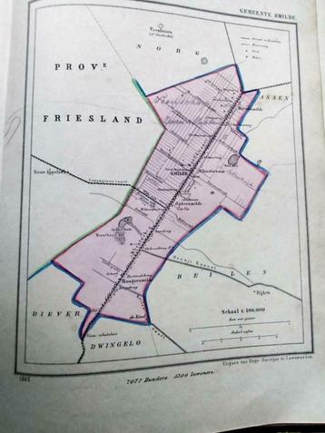 27  Smilde  Bovensmilde   de Knol  Litho 1865 Kuyper  DR beschikbaar voor biedingen