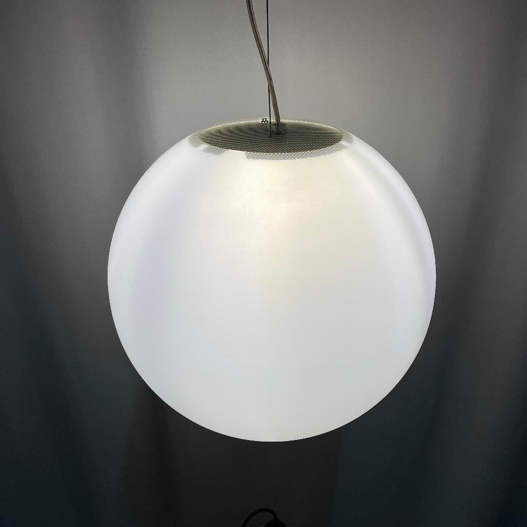post modern Italiaans design kunststof bollamp Barbara Globo, Gebruikt, Ophalen of Verzenden, Italiaans design, 75 cm of meer