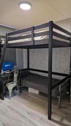 Hoogslaper 140x200 + 1-persoonsbed 90x200, Ophalen, Gebruikt, 90 cm, Eenpersoons