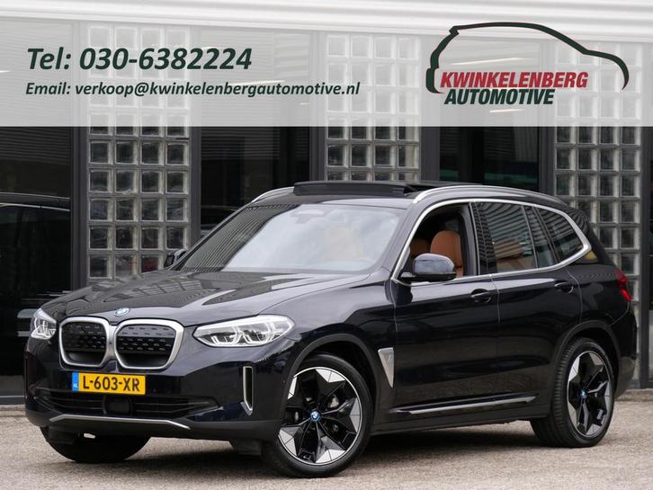 BMW iX3 HIGH EXECUTIVE 80kWh/ HUD/ PANORAMADAK/ LEER/ 360°C, Auto's, BMW, Te koop, iX3, 360° camera, ABS, Achteruitrijcamera, Adaptive Cruise Control