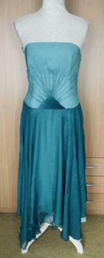 Jurk strapless van Monsoon zijde maat 40 [v], Kleding | Dames, Maat 38/40 (M), Ophalen of Verzenden, Zo goed als nieuw, Onder de knie