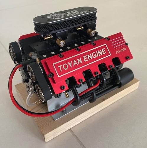 Toyan FS-V800 V8 28cc RC Nitro Engine geassembleerd NIEUW, Hobby en Vrije tijd, Modelbouw | Overige, Nieuw, Ophalen of Verzenden
