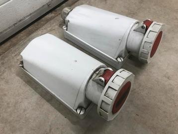 2x Bals Stopcontact WCD 5P 125A - Industriële Stekker beschikbaar voor biedingen