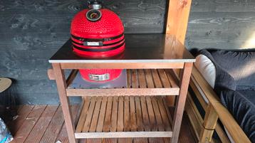 Kamado Red Devil Patton incl buitenkeuken beschikbaar voor biedingen