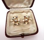 Schattige bloemenclipjes, Verzenden, Zo goed als nieuw, Goud, Overige materialen