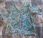 T-Shirt Barbara Lebek Maat 44 Groen Blauw Wit Grijs, Maat 42/44 (L), Ophalen of Verzenden, Zo goed als nieuw, Groen