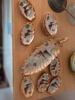 Tsjechoslowaaks Aardewerk Set, Ophalen, Gebruikt, Schaal, Ovaal