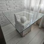 Mactan Stone Hoektafel / Salontafel 70x70, Ophalen, 50 tot 100 cm, Vierkant, 50 tot 100 cm