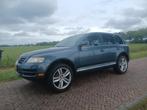 Volkswagen Touareg 2005  Youngtimer, Auto's, Automaat, Zwart, 3189 cc, Leder