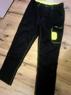 Parkside werkbroek zwart en lichtgevend geel maat 52 nieuw., Dames, Ophalen of Verzenden, Broek, Parkside