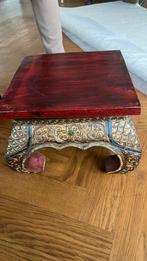 Kleine opiumtafel handgemaakt, Huis en Inrichting, Ophalen, Minder dan 50 cm, Orientaals, Minder dan 50 cm