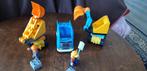 duplo vrachtwagen met 2 gravers op rupswielen, Kinderen en Baby's, Speelgoed | Duplo en Lego, Complete set, Duplo, Gebruikt, Ophalen