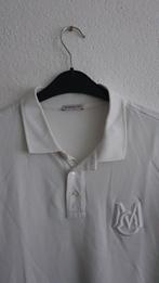 Moncler Polo Shirt - Maat L - Wit, Maat 52/54 (L), Moncler, Wit, Ophalen of Verzenden