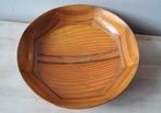 Grote houten fruitschaal, Ophalen of Verzenden, Zo goed als nieuw, Rond, Hout