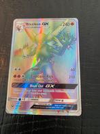 Regenboog Blaziken GX, Hobby en Vrije tijd, Verzamelkaartspellen | Pokémon, Ophalen of Verzenden, Zo goed als nieuw, Losse kaart