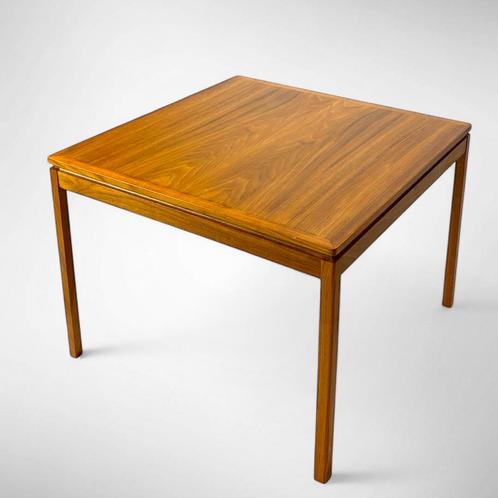 Vintage salontafel met Amerikaans notenhoutfineer, Huis en Inrichting, Tafels | Salontafels, Gebruikt, 50 tot 75 cm, 50 tot 100 cm